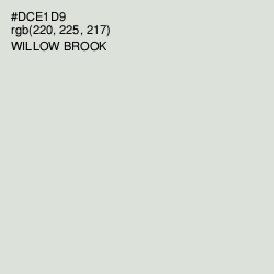 #DCE1D9 - Willow Brook Color Image
